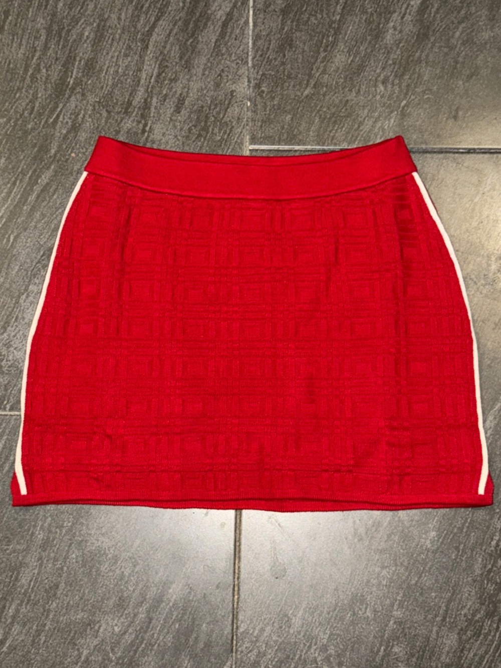 The Upside x Anthropologie Mini Skirt Red
